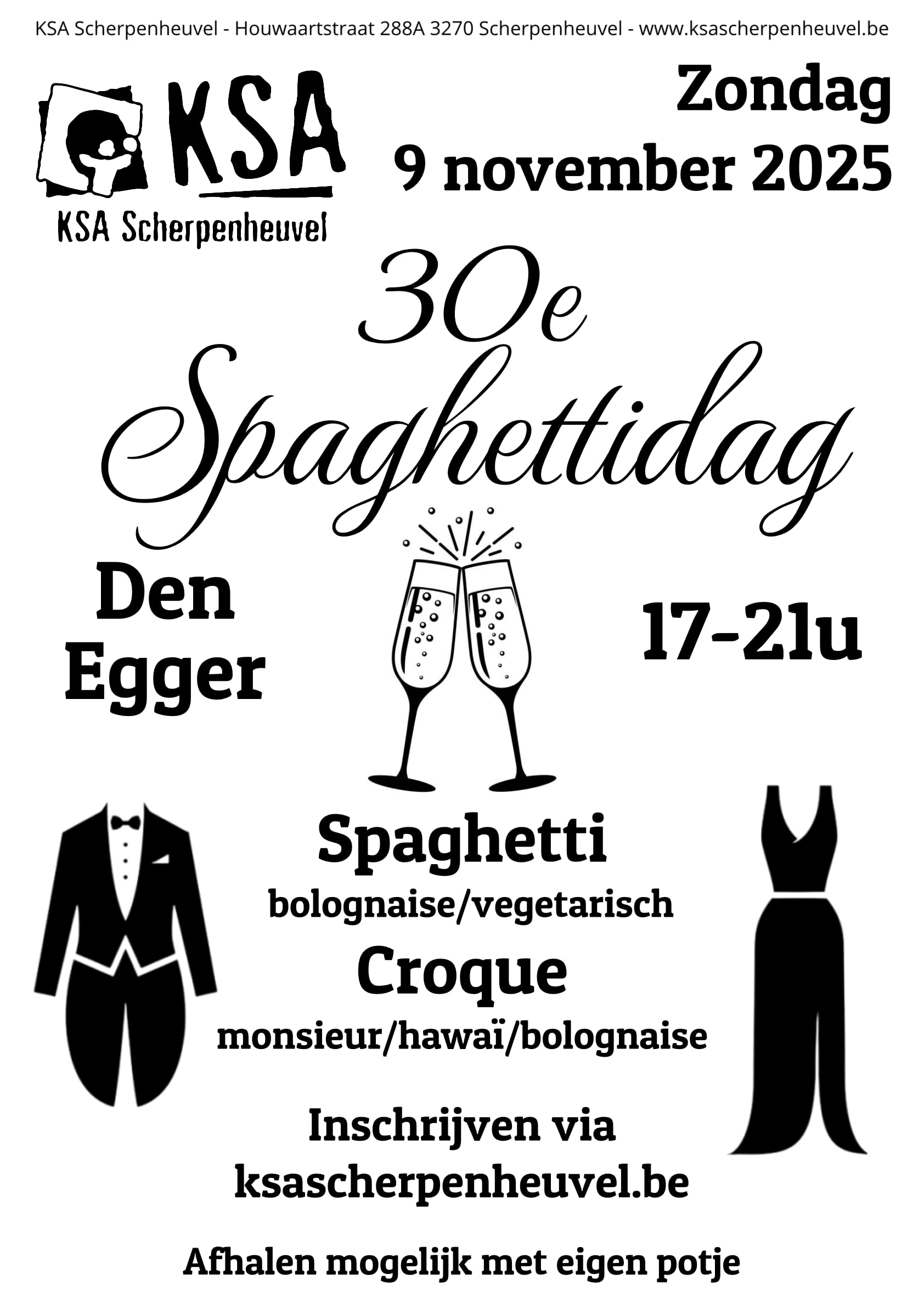 Affiche Spaghettidag